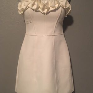 Topshop white mini dress